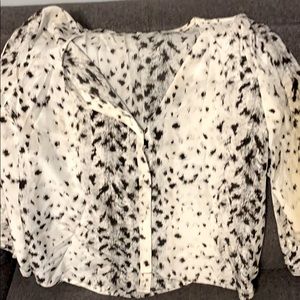 Joie snakeskin blouse